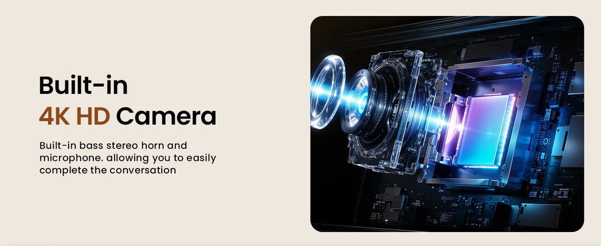 Bisprico JUNA 3 Pro — Built-in 4K camera