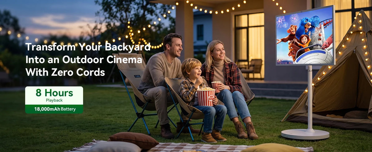 Bisprico JUNA 3 Pro — Cordless movie nights on the patio
