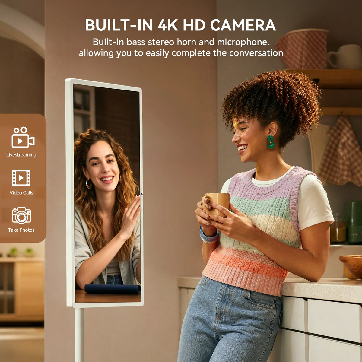 Bisprico JUNA 3 Pro — Built-in 4K camera